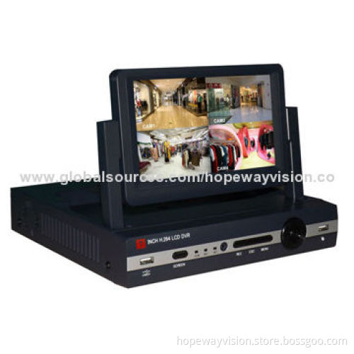 7-inch LCD NVR with HDMI Output, 960H Playback